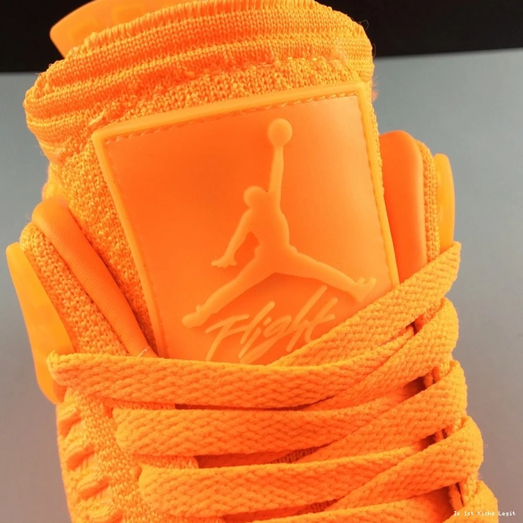 Flyknit Orange AQ3559-800 Jordan Retro 4 0312